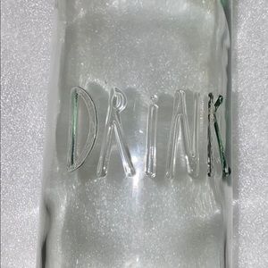 Rae Dunn glass container, New!